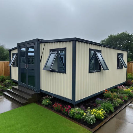 Family-Oriented Tiny Home Spacious, Tiny House Offering 2 Bedrooms and Bath, Great Tiny Houses to Live in for Adults, Prefab Tiny Homes for Sale with Full Kitchen for Households Generic