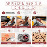 MIZHAO Electric Knife Sharpener Multifunctional - 7 Adjustable Speed Knife Making Belt Grinder Knife Sharpening System - For Hunting, Serrated & Kitchen Knives, Wood, Plastic, Crafts, Silver MIZHAO