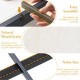 AMERLIFE King Size Farmhouse Bed Frame with 4 Drawers, Wooden Storage Bed Frame with Headboard and Heavy Duty Metal Slats, Noisy Free, Easy Assemble, White/Barnwood AMERLIFE