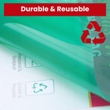 VicMore Christmas Tree Disposal & Removal Bag (9x6 ft) – Heavy-Duty, Tear-Resistant, Odorless PE Cover for Real or Artificial Xmas Trees – Extra Large, Dustproof & Multi-Use, Green VICMORE