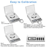 Fuzion Milligram Scale, 50g/0.001g Digital Milligram Scale with Calibration Weights, Jewelry and Gem Scale, Mg Scale for Powder, Reloading, Includes Scoop, Powder Pan and Tweezers Fuzion