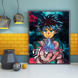 DIY 5D Diamond Painting Anime by Number Kits Full Drills for Adults, Cross Stitch Crystal Rhinestone Embroidery Pictures Arts Craft for Home Wall Decor Gift.(M-H-A-105-30X40) vodwml