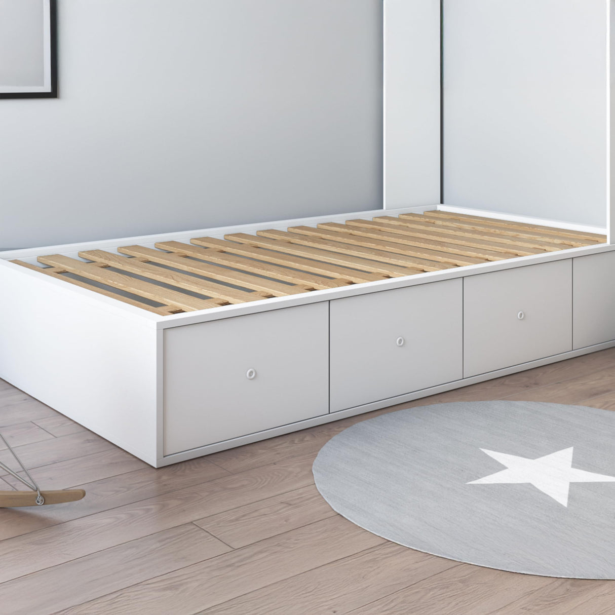 Hercules Xtreme Bed Support Slats, Heavy-Duty Solid Pine Wood Bunkie Board, King Size Hercules