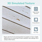 Commomy 10 Pcs Faux Wood 3D Wall Panels Peel and Stick -11.8"x11.8" Ultralight Thin PVC 3D Faux Wood Panels for Walls Shiplap Planks for Kitchen, Living Room,RV, Interior Wall Decor Commomy