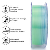 ZIRO 3D Printer Filament,Translucent PLA Filament 1.75mm,Multicolor Rainbow PLA Filament,1KG/2.2lb,Season Series - Summer ZIRO