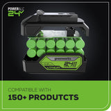 Greenworks 24V 7-1/4'' Circular Saw Brushless Cordless, with 4Ah Battery and 2A Charger Greenworks