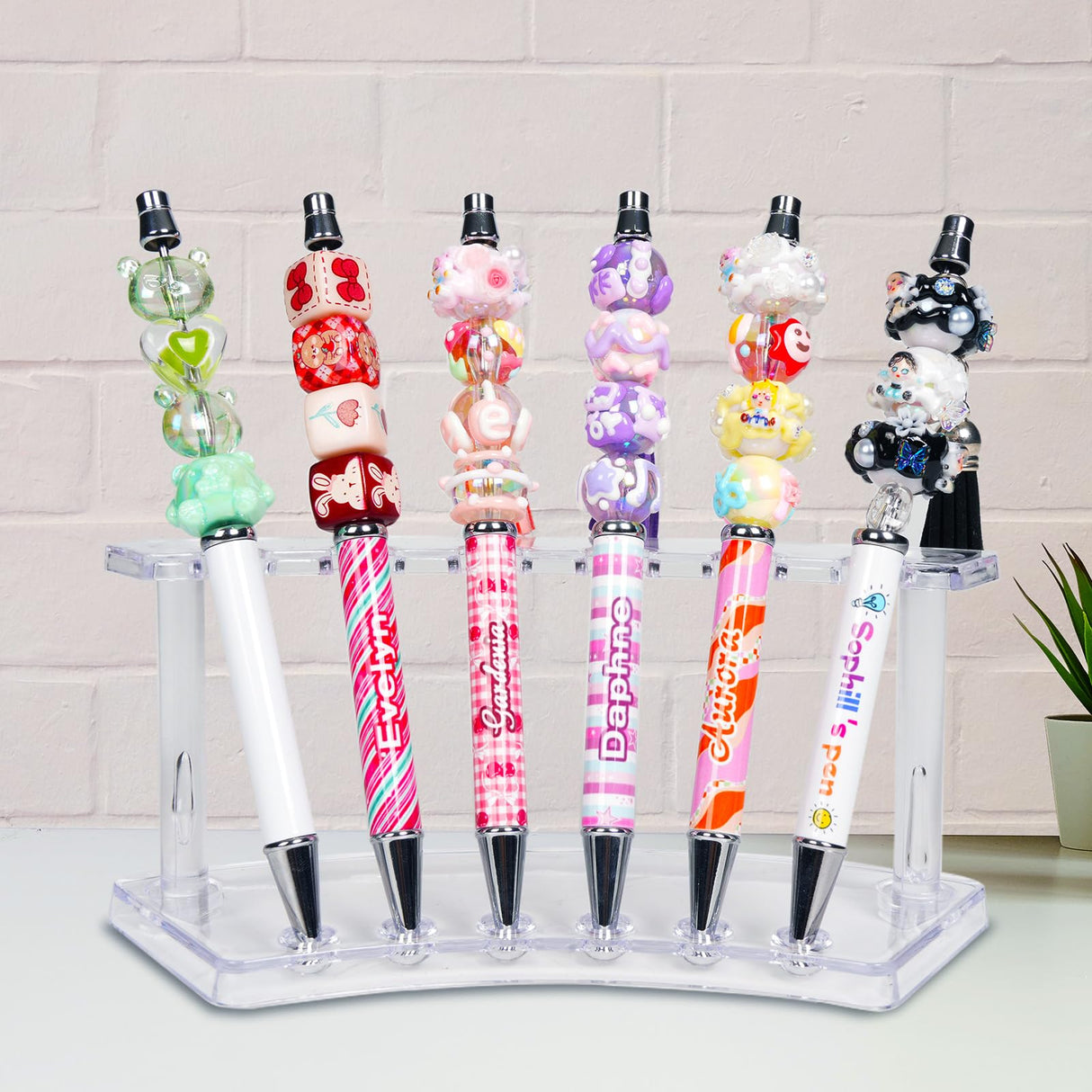 PYD Life 20 Pack Sublimation Beadable Pens Blanks Bulk White with 25 Pieces Shrink Wrap Films,Sublimation Ballpoint Pen Personalized DIY by Pen Heat Press Sublimation Oven PYD Life