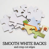 HomeWorthy (72 Pieces) Kids Jigsaw Puzzles - Durable Toddler Puzzles for Kids Ages 4-8 - Princess and Unicorn Design with Thick Puzzle Pieces and Sturdy Box HomeWorthy