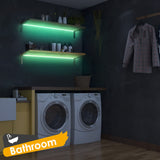 3-Pack Shelf Lights, Upgrade Battery Operated 20inch Led Strip Lights with Remote, Color Change with Timer Floating Shelves LED Wall Lights, DIY Led Lights for Bedroom, Kitchen, Indoor Room Decor Little Joke