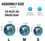 Jigfoxy Wooden Puzzle for Adults, 3D Visual Ocean Wooden Jigsaw Puzzles for Adult, Unique Animal Shape Wood Cut Puzzles, Christmas Thanksgiving Gifts for Friends Family (S-8.5 * 8.5in-100pcs) Jigfoxy