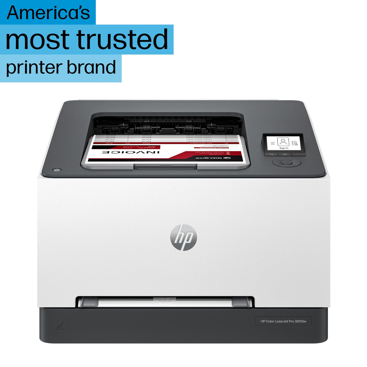 HP Color Laserjet Pro 3201dw Wireless Color Laser Printer, Office Printer, Duplex, Best-for-Office (499Q9F) HP