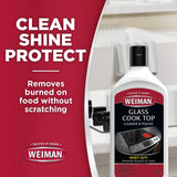Weiman Non-Abrasive, No Scratch Induction Glass Ceramic Stove Cooktop Heavy Duty Cleaner and Polish, 20 Ounce Weiman