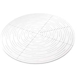 Fulton 10" Round Center Finder Woodworking Compass for Drawing Circles, Locating Center on Logs, General Stock Pieces or Irregular Shapes, Measuring Tools for Lathe and Woodturners, Clear Acrylic Fulton