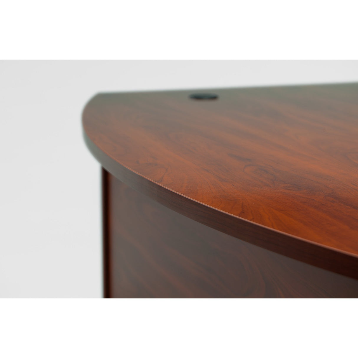 Bush Business Furniture Series C 72W Bow Front Office Desk in Hansen Cherry, Large Computer Table for Home and Professional Workplace Bush Business Furniture