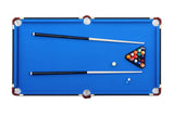 RACK Crux 55 in Folding Billiard/Pool Table (Blue) RACK