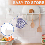 Oven Gloves, 932°F Heat Resistant Gloves, Oven Mitts with Fingers, Grill Gloves Heat Proof for Men Women, BBQ Gloves Silicone Grip, BLUESTEER Fireproof Gloves for Kitchen Cooking, Grilling, Baking BLUESTEER