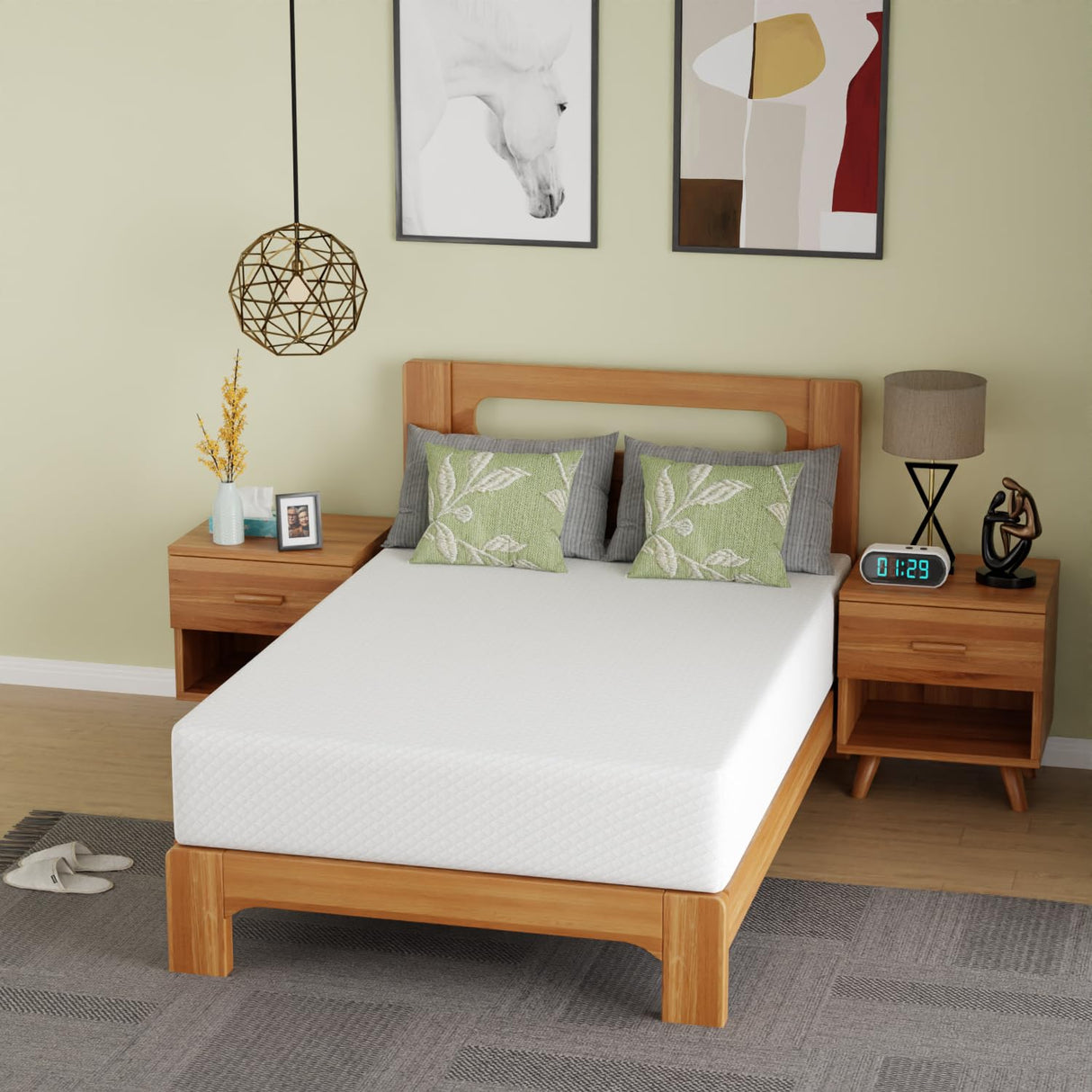 12 Inches Full Size Cooling-Gel Memory Foam Mattress Medium Firm Feel Memory Foam Mattress Bed in a Box Fiberglass Free CertiPUR-US Certified,Full PayLessHere