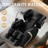 VUYSUYVY 2025 Massage Chair Full Body, Zero Gravity Massage Chair and Recliner with 8 Fix Rollers, Heating, Foot Massage, Auto Modes, Bluetooth Speaker, Touch Screen Controller VUYSUYVY