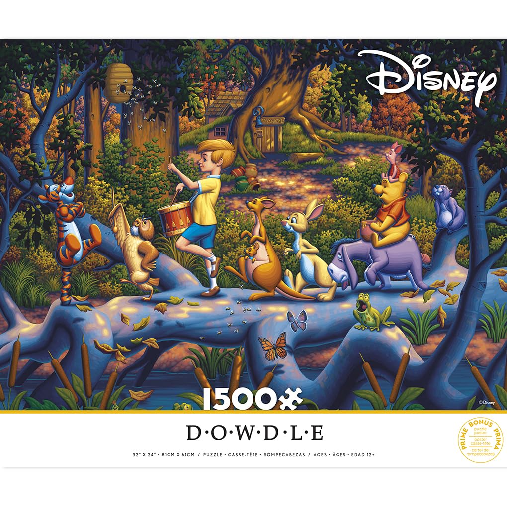 Ceaco - Disney - Dowdle - Winnie The Pooh - A Heroes Parade - 1500 Piece Jigsaw Puzzle Ceaco