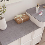 CRE8TIVE Self Adhesive Grey Velvet Flocking Liner for Jewelry 12"x80" Felt Drawer Liner Sheets Grey Peel and Stick Wallpaper Velvet Drawer Liner Stickers Roll for Bedroom Cabinets Dressers Box Lining CRE8TIVE