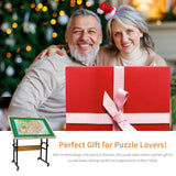 ALL4JIG 2000 Pieces Puzzle Board for Adults Gifts, Wooden Jigsaw Puzzle Table with 4 Drawers, 360°Rotating Panel & Locking Knob, Vertical Usage Option ALL4JIG