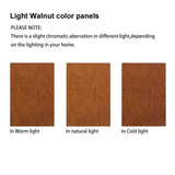 6-Tier Lighted Curio Cabinet with Adjustable Shelves, Mirrored Back & Tempered Glass Doors - Walnut Finish, Perfect for Collectibles, Antiques, or Home Decor (E26 Bulb Not Included) Anveffeg