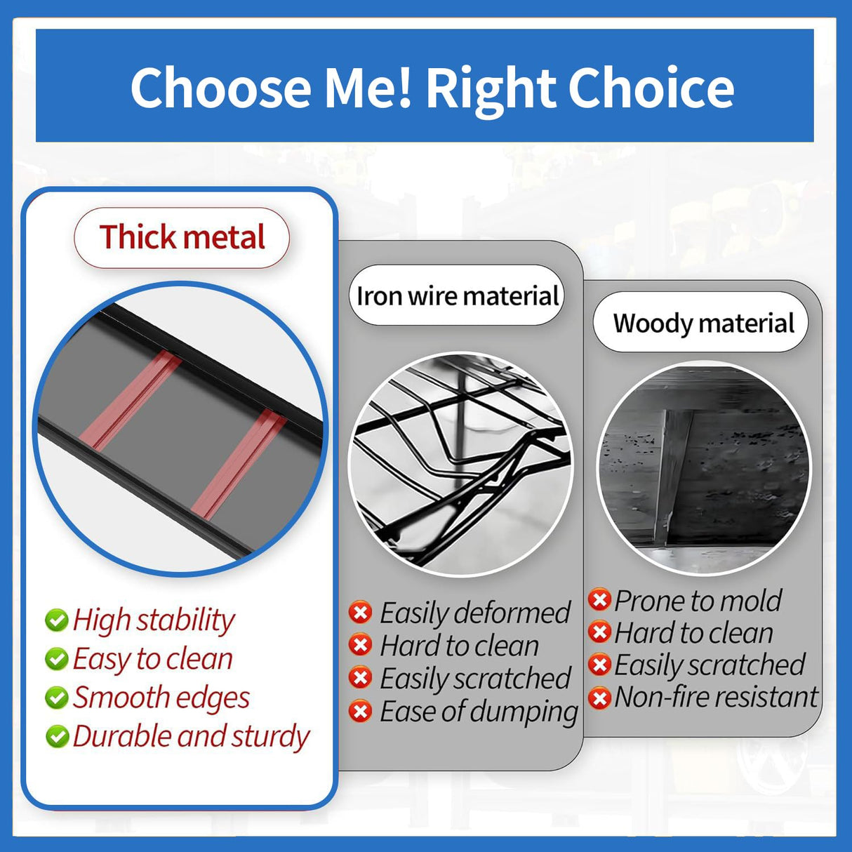 47" W Garage Shelving 3000LBS Storage Shelves 5 Tier Adjustable Metal Shelving Unit Garage Storage Shelves Heavy Duty for Basement, Warehouse, Commercial Black PRESTELION