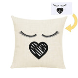 16 X 16 Inch 4 PCS Beige Sublimation Blanks Linen Throw Pillow Case Cushion Cover Pillowcase Shams for Sofa Vinyl Projects DIY Personalized Heat Press Printing NO Pillow Insert Decorative Square FUKiss