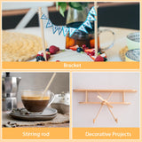 70Pcs 1/4" x 12" Balsa Wood Sticks, Square Dowel Rods Wood Furring Strips Hardwood Sticks for Crafts DIY Projects Models Making WSICSE