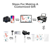 FASTSUB Sublimation Tumbler 12 oz Blanks Bulk Cups Stainless Steel Double Wall Vacuum Insulated with Lid and Straw Nozzle Silicone Cover Gifts for Heat Press Transfer White 6 Pack FASTSUB