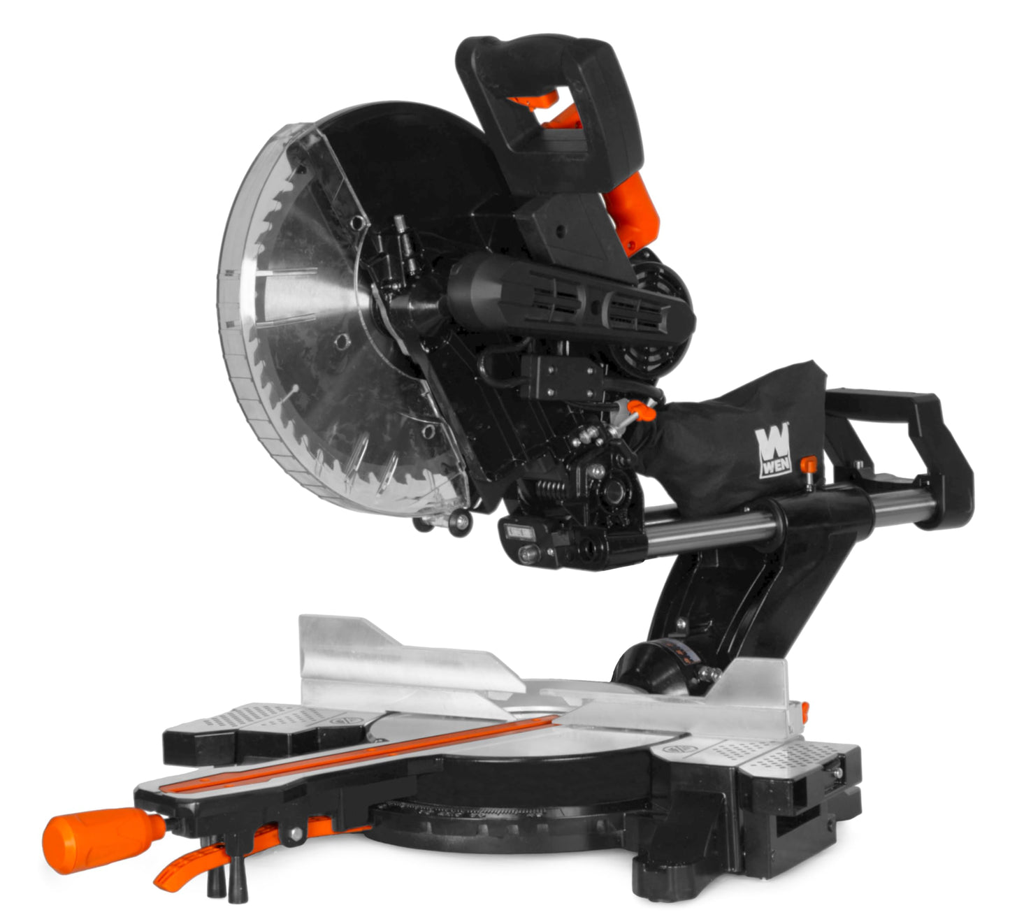 WEN 15-Amp 12-Inch Dual-Bevel Sliding Compound Miter Saw with Laser (MM1213) - WoodArtSupply