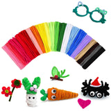 Pipe Cleaners Craft Bulk,Kids Toys & Games Gifts,200pcs Arts Crafts,Chenille Stems Art Supplies for Projects Creative DIY Room Decor,Christmas Decorations,Juegos para Niños Fidget Toys for Ages 5-7 VZF
