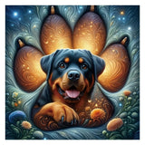 Kulvci Dog Diamond Painting Kits for Adults, Diamond Art Kits for Beginners, 5D DIY Full Drill Gem Craft for Home Decor Gift 12x12inch Kulvci