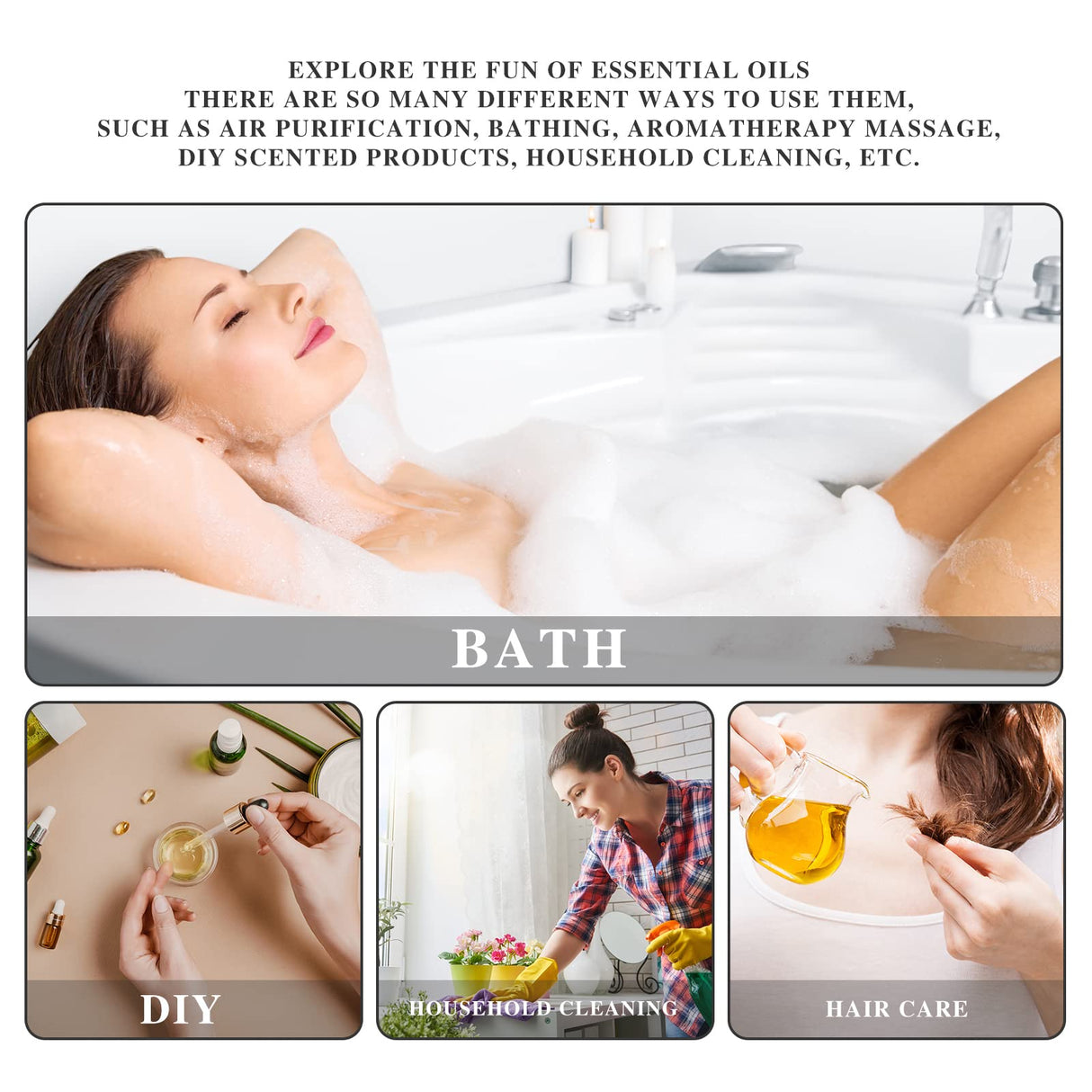 Vanilla Essential Oil 30ml/1.01fl.oz, MAYJAM Premium Vanilla Oils for Aromatherapy, Diffuser, Soap Making, Candle Making, Long Lasting Scents MAYJAM