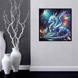 Lophomie Diamond Art Kits for Adults, 5D DIY Dragon Diamond Painting Kits for Adults Beginners, Diamond Dots Kits Gem Arts Crafts for Home Wall Decor 14x14 Inch Lophomie