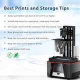 FUNCRECOL Tough Resin,Durable 3D Printer Resin with High Precision and High Toughness 365-405nm UV-Curing Resin Flexible Photopolymer Resin for LCD/DLP 3D Printing,1000G FUNCRECOL