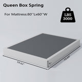 Vaciwe Queen Box Spring 6 Inch Heavy Duty Metal Box Springs Mattress Foundation with Easy Clean Fabric Cover, Noise Free, Easy Assembly Vaciwe