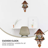 BESPORTBLE Wall Clock Retro Cuckoo Shaped Clock Antique Pendulum for Home Cafe Bar Wall Decor BESPORTBLE