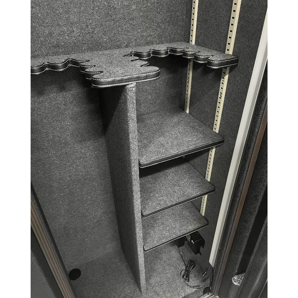 Stealth Premier 23 Gun Safe PR23 UL RSC Burglary Rated, 90 Minute Fire Protection, 23 Gun Capacity UL Listed Lock, CA DOJ Approved, Shelves & Customizable Door Panel Organizer Stealth