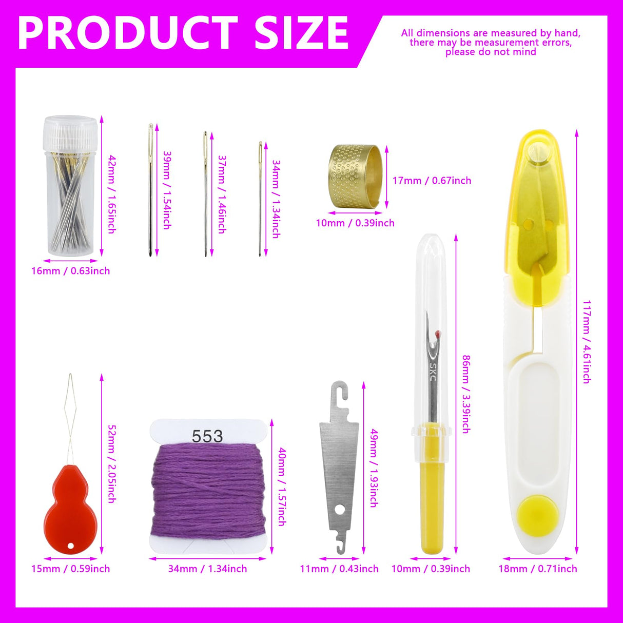 187 Pcs Embroidery Thread Floss Kit, 150 Colors Cross Stitch Threads Friendship Bracelet String and 37pcs Tools kit for Friendship Bracelets Arts DIY Crafts with 3-Tier Transparent Organizer Box Renashed