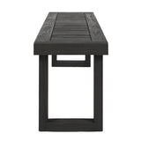 Christopher Knight Home Kemp Outdoor Acacia Wood Bench, Gray Finish, Sandblast Dark Grey Christopher Knight Home