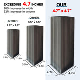 Domi 12'x16' Hardtop Gazebo Canopy,Outdoor Aluminum Gazebo with Galvanized Steel Double Roof,Permanent Gazebo with Drainage System,Curtain and Netting Included,Grey domi outdoor living