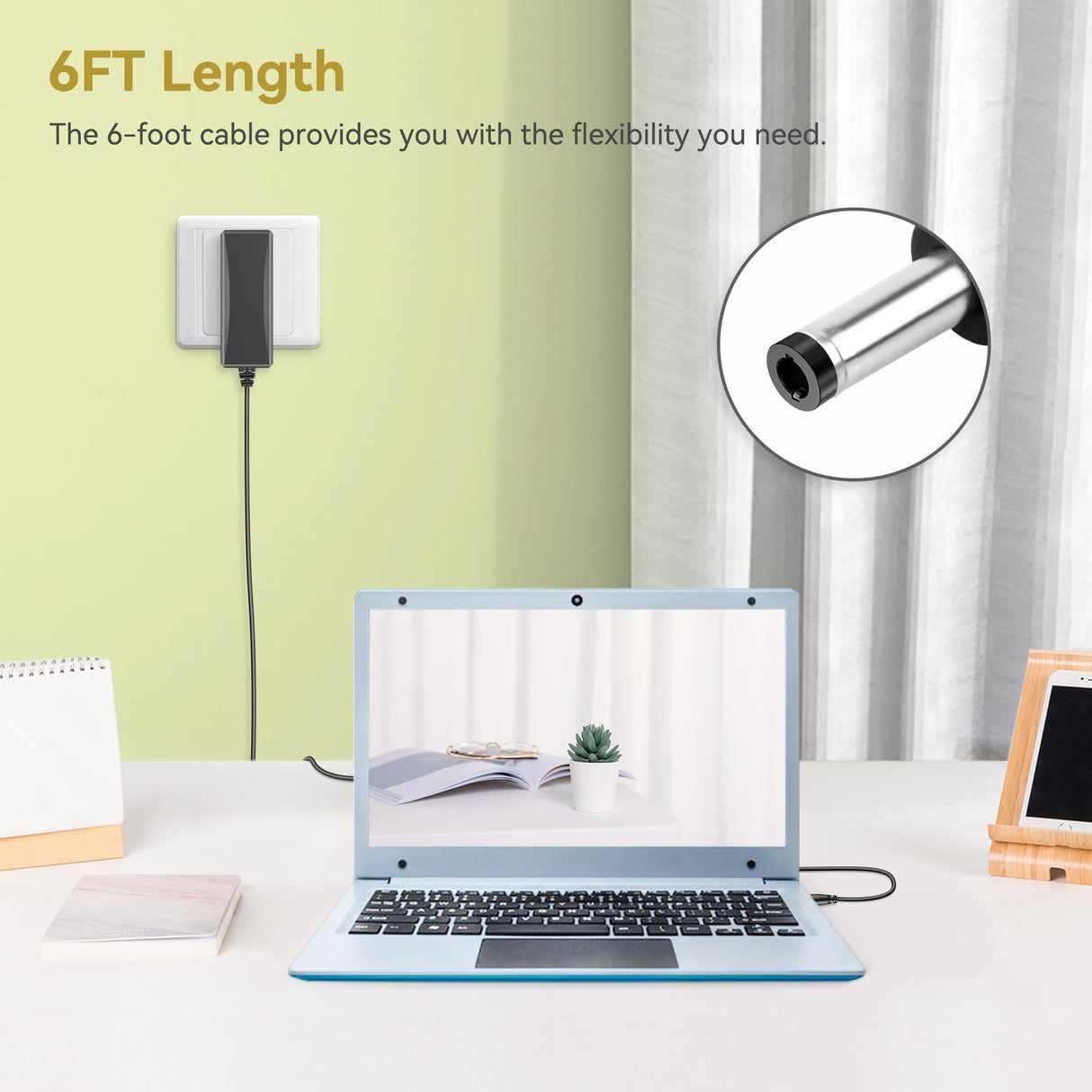 Omilik 12V AC Adapter Wall Charger Power Cord for EVOO EV-C-116-1 Ultra Thin 11.6" Laptop EV-CH-116-1-BK VIPRB-EV-CH-116-1-BK EV-C-116-1-PR EV-C-116-1-SL EV-C-116-1-BL 11.6" Laptop PC Power Supply Omilik