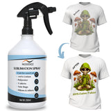 Sublimation Spray - Anti-Fade and Washable - Sublimation Spray Cotton with One-Step Application - Sublimation Spray For All Materials - Sublimation Coating Includes Extra Spray & Detailed Guide -250ml NGOODIEZ