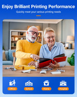 67XL Printer Ink for HP 67XL Ink Cartridges Black/Color Combo Pack Replacement for HP Ink 67 XL DeskJet 2700e 2755 2755e 2855e 4155e 4100 4255e Envy 6055e 6000 6055 6400 6455e 6455 Pro 6458 6475 1255 KingKJ