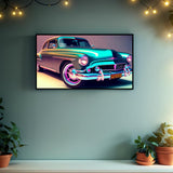 NUFTVI Diamond Art Kits, Vintage Car, 12x16 inches, Beautiful Diamond Art Painting, Digital Kit, Full Drill, Relaxing Art Craft Kit for Adults NUFTVI