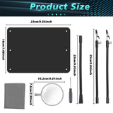 Helping Hands Soldering Station with 6X Magnifying Glass, Magnifier with 2 Adjustable Arms Solder Helping Hands, Soldering Holder Third Hand Tool for Electronic Repair Soldering Crafts Jewelry DIY NZQXJXZ