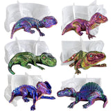 RESINWORLD Set of 6 Pieces 3D Dinosaur Silicone Molds, Dino Baby Resin Mold, Cute Animal Dinosaur Mold for Resin Plaster Clay Casting ResinWorld