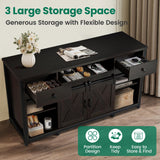 Fantico 75-120 Gallon Aquarium Stand with Power Outlets - Dual Aquarium Support, Cabinet Storage, Thick Hardwood Top, Versatile Socket with Adjustable Panels, 1200 lbs Capacity, Dark Brown Fantico