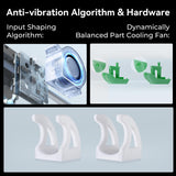 Creality K1 SE 3D Printer, 2024 New Version 600mm/s High-Speed Hands-Free Auto Leveling Flagship-Level Direct Extruder Quick-swap Tri-Metal Nozzle K1 Upgrade 3D Printer Creality